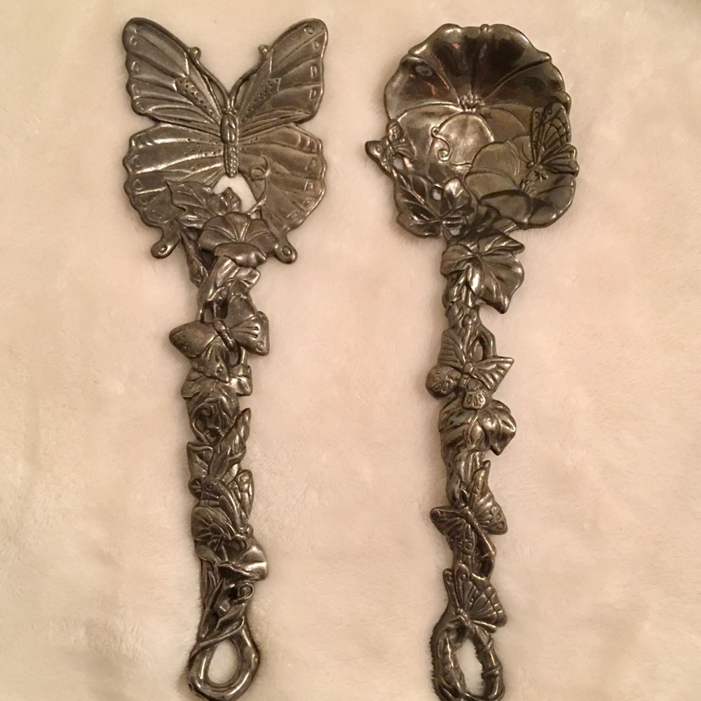 Arthur Court Butterfly Serving Set